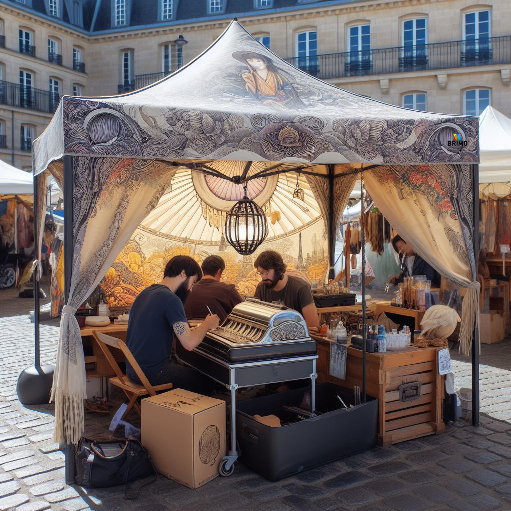 Gazebo commerciale pieghevole
